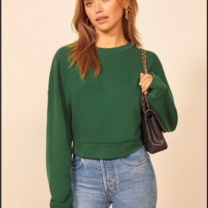 Reformation Green Hunter Sweater!